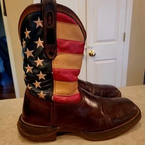 "Mens Durango American Flag Boots"!